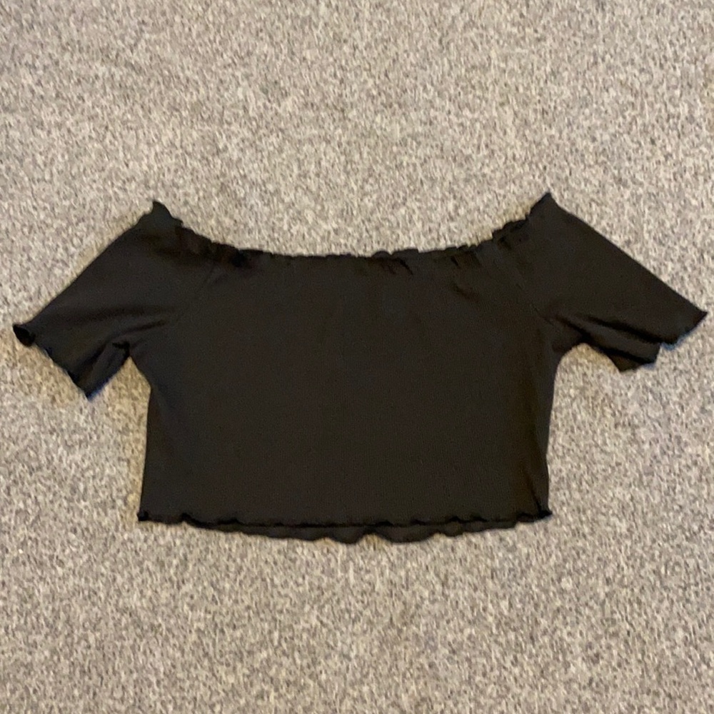 Shein Black Crop Top